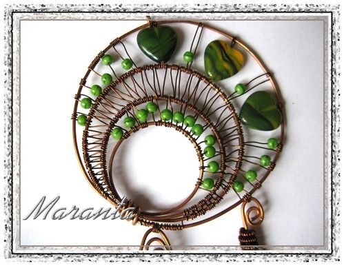 wire wrapping bi�uteria z drutu maranty